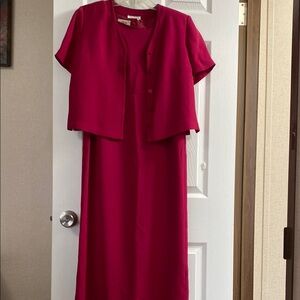 Talbots Pink Sundress Scoop Neck Maxi